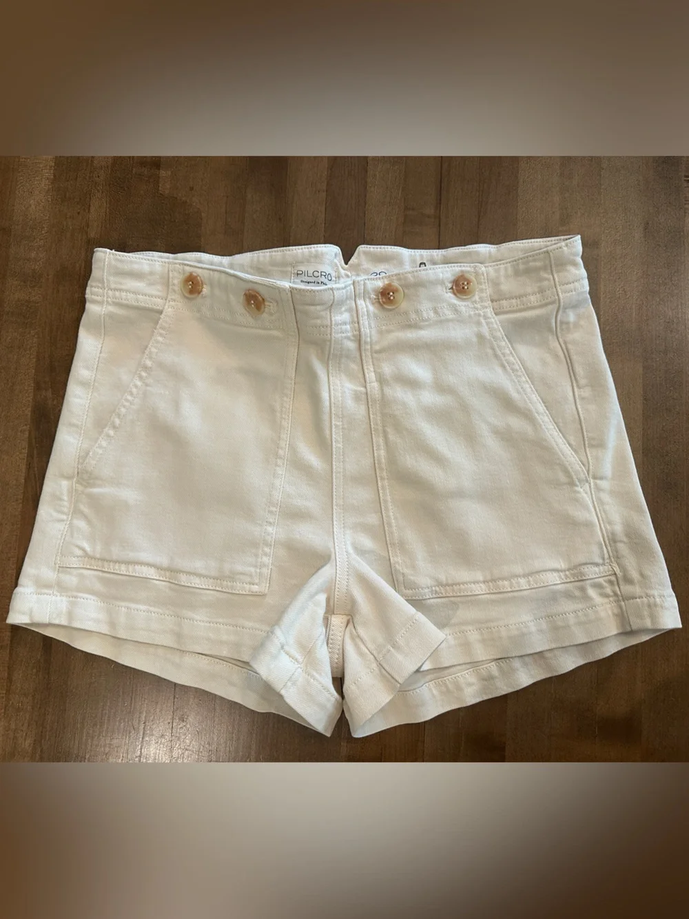 Anthropologie The Kit High Rise Utility Shorts by Pilcro - Picture 3 of 6